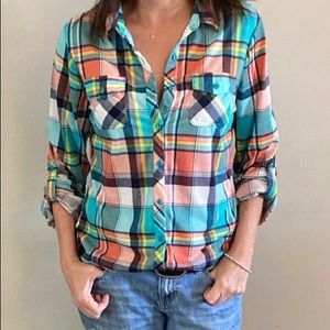 Plaid summer shirt - gently used